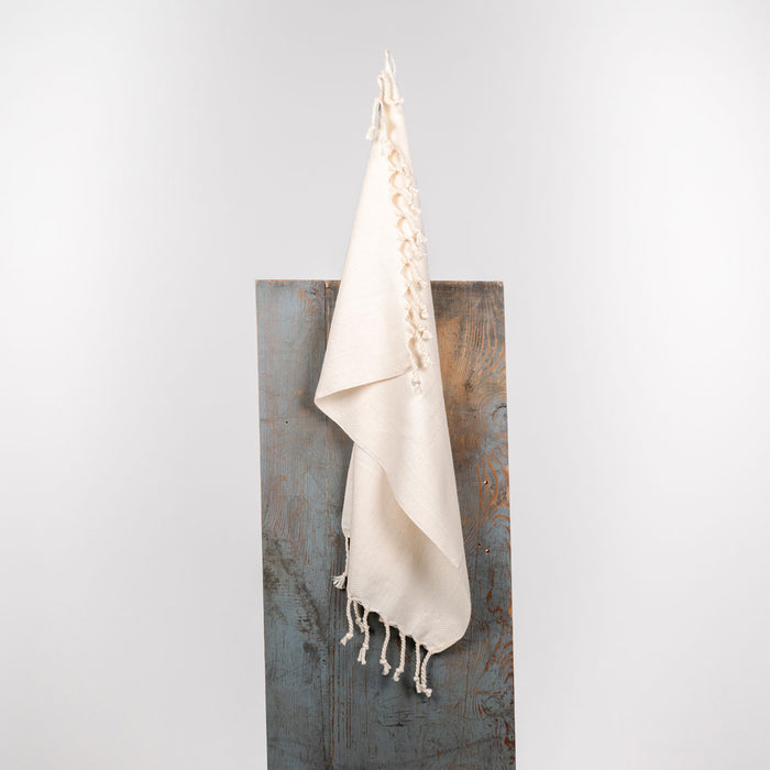 Handwoven table linen Peskir Spade | Ecru