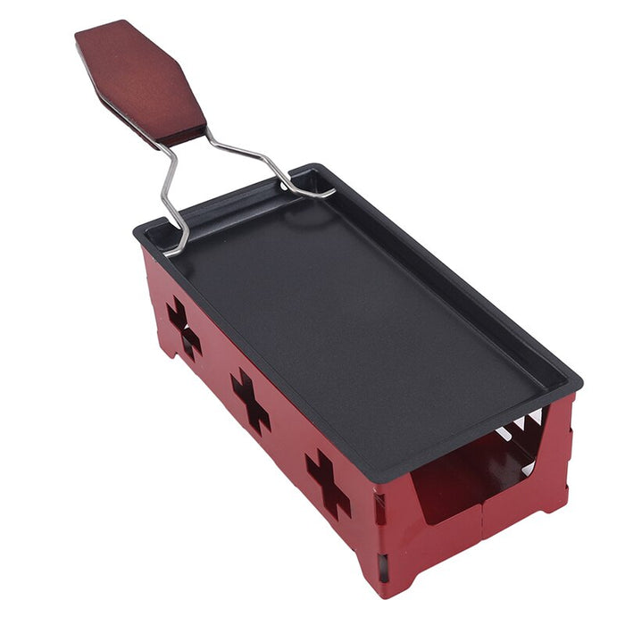 Grill-Käse-Raclette-Set, Antihaft-Griller, Mini-Grillbrett, gebacken