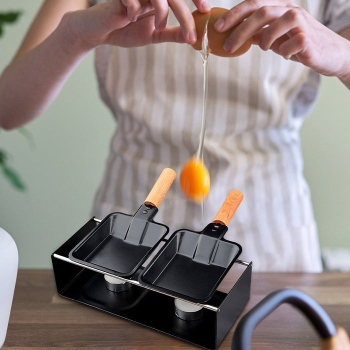Grill-Käse-Raclette-Set Antihaft-Griller Mini-BBQ-Käsebrett