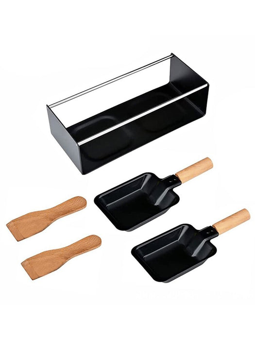 Grill-Käse-Raclette-Set Antihaft-Griller Mini-BBQ-Käsebrett