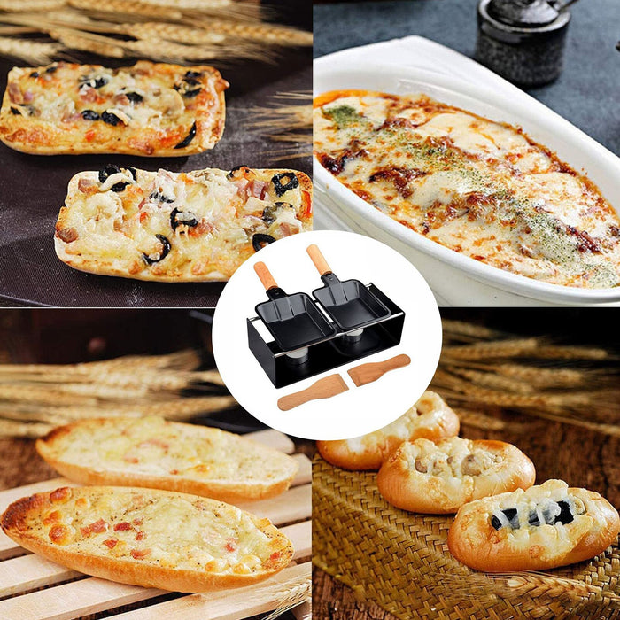 Grill-Käse-Raclette-Set Antihaft-Griller Mini-BBQ-Käsebrett