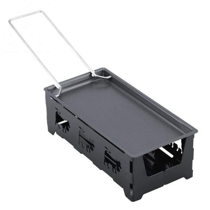 Metal carbon steel mini cheese raclette candles with non-stick coating