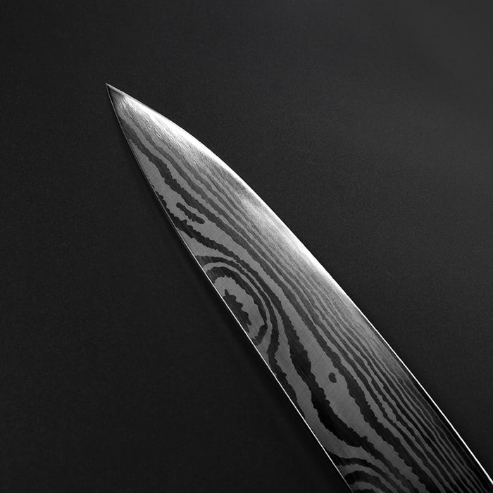 Sunnecko 8'' Zoll Kochmesser Japanisch Edelstahl Schleifen Laser