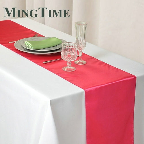Satin Tisch Läufer 30cm X 275cm Hochzeit Party Versorgung Weihnachten Zuhause