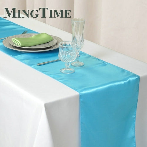 Satin Tisch Läufer 30cm X 275cm Hochzeit Party Versorgung Weihnachten Zuhause