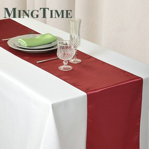Satin Tisch Läufer 30cm X 275cm Hochzeit Party Versorgung Weihnachten Zuhause