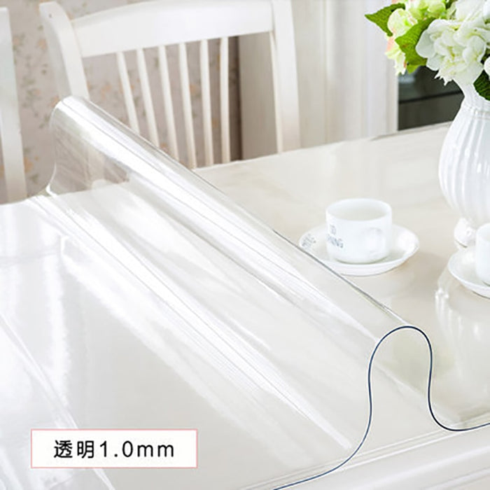 Tischdecke aus weichem Glas, transparente PVC-Tischdecke, wasserdicht, ölbeständig