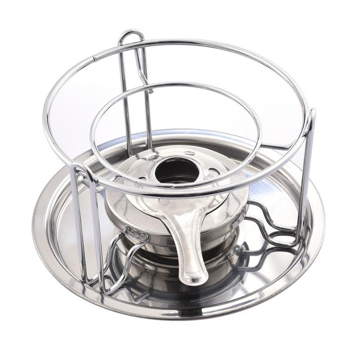 Edelstahl-Schokoladen-Schmelztopf-Käsefondue-Set mit 6 Gabeln
