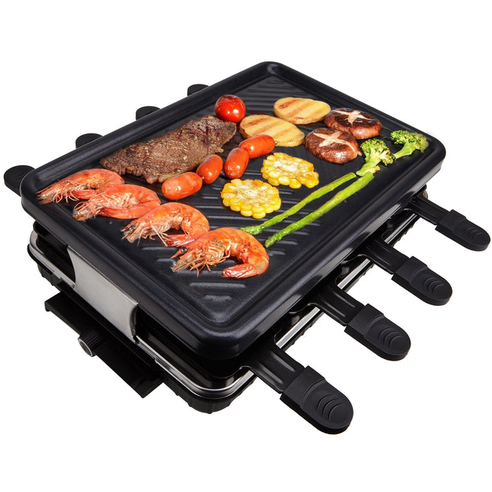 Tischgrill Elektrischer Koreanischer Bbq-Grill Indoor-Käse-Raclette Für 8
