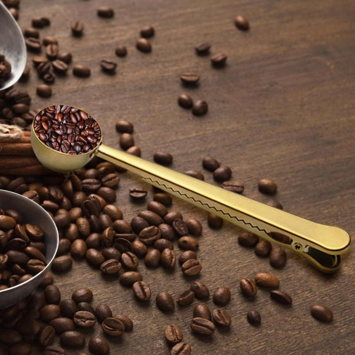 Tee Kaffee Messlöffel Scoop mit Clip Kitchen Supply Powder