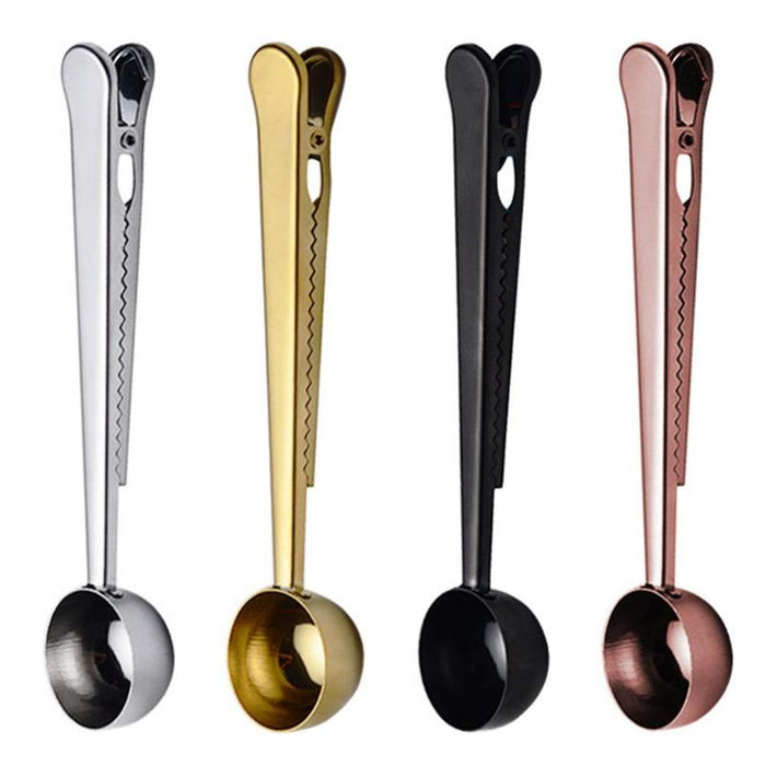Tee Kaffee Messlöffel Scoop mit Clip Kitchen Supply Powder