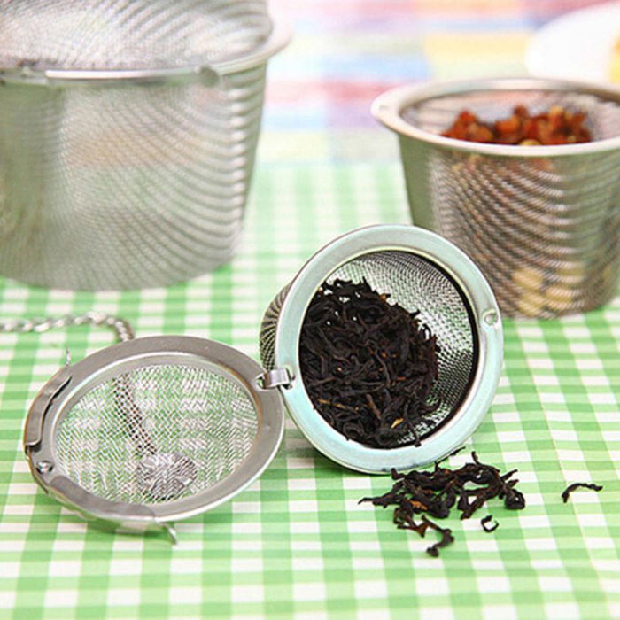 Tee, Kaffee, Eintopf, Gewürzsuppe, Kräutersieb, wiederverwendbar, rostfrei
