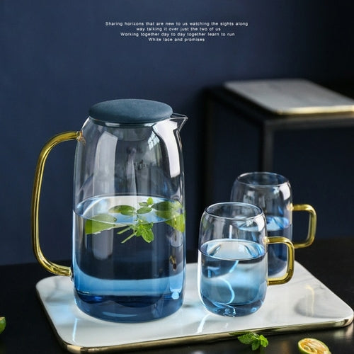 Wasserkrug Glas Wasserkrug Hausgebrauch Wasserkocher Tee Topf Glas Wasserkrug