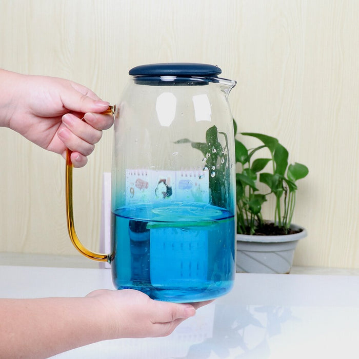 Wasserkrug Glas Wasserkrug Hausgebrauch Wasserkocher Tee Topf Glas Wasserkrug