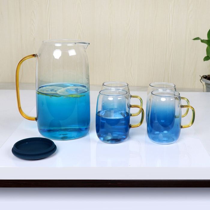Wasserkrug Glas Wasserkrug Hausgebrauch Wasserkocher Tee Topf Glas Wasserkrug