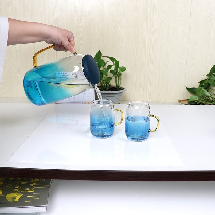 Wasserkrug Glas Wasserkrug Hausgebrauch Wasserkocher Tee Topf Glas Wasserkrug