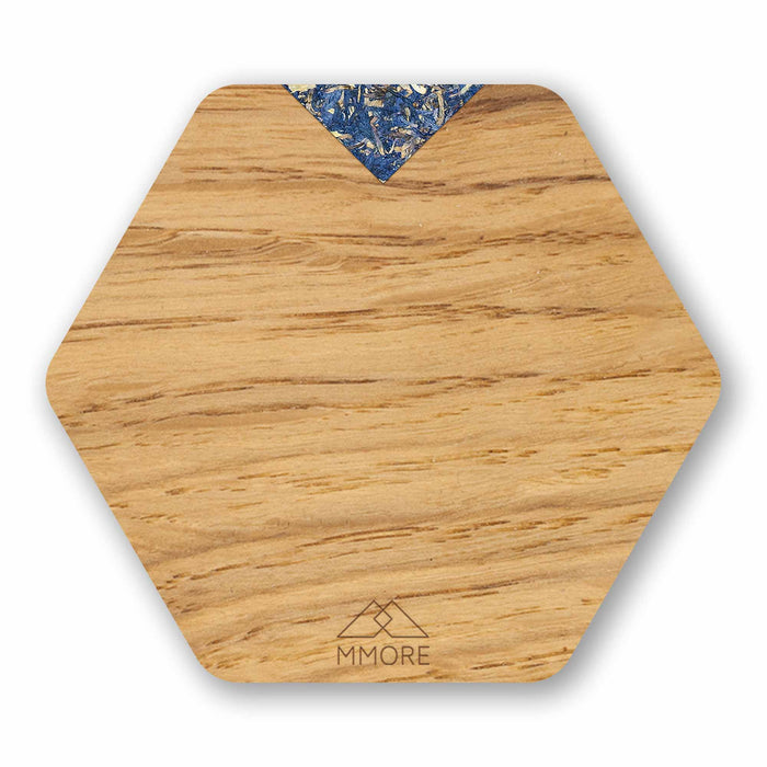 Untersetzer aus Holz - Eiche / Set mit 4 Untersetzern