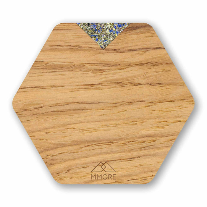 Untersetzer aus Holz - Eiche / Set mit 4 Untersetzern