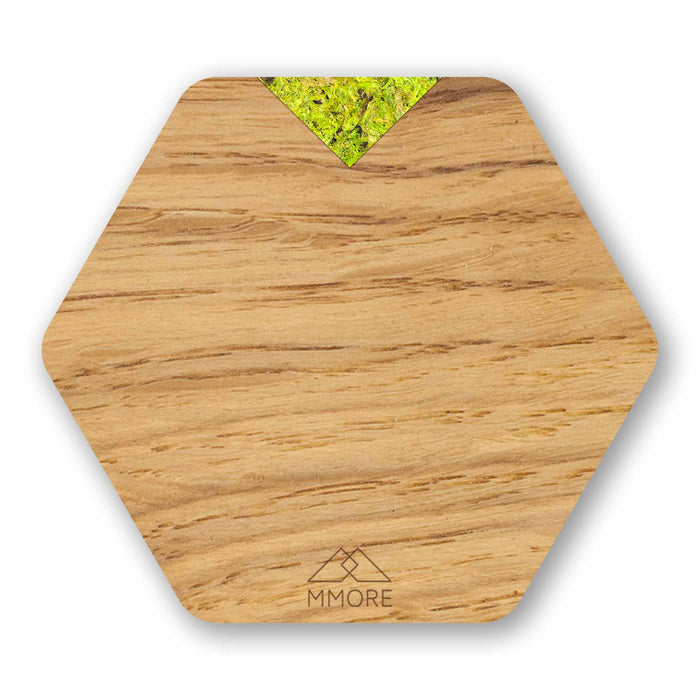 Untersetzer aus Holz - Eiche / Set mit 4 Untersetzern