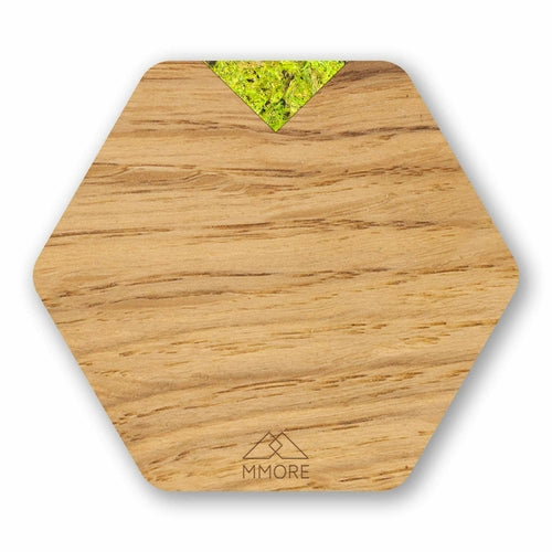 Untersetzer aus Holz - Eiche / Set mit 4 Untersetzern