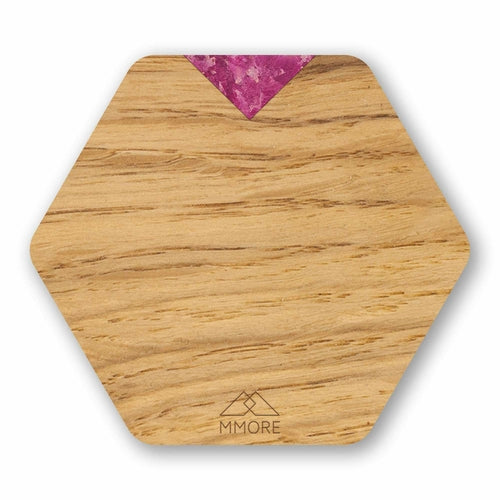 Untersetzer aus Holz - Eiche / Set mit 4 Untersetzern