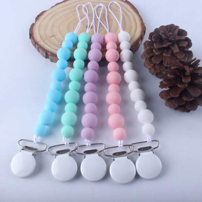 Baby Produkte Schnuller Clip Silikon Kette