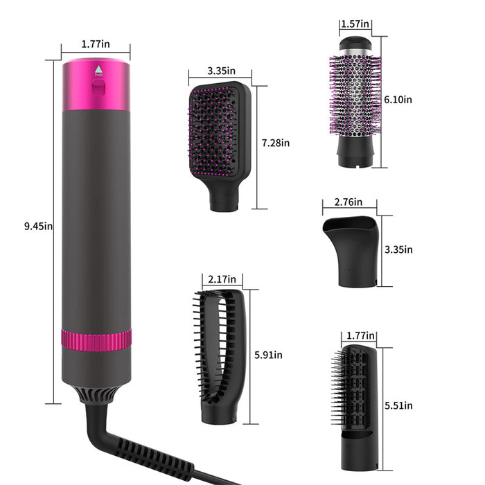 Professionelle 5 in 1 Haartrockner Bürste Trockner und Glättungsbürste Elektrische Haarstyling Werkzeug Automatische Haar Lockenwickler Beauty Supplies Gadgets