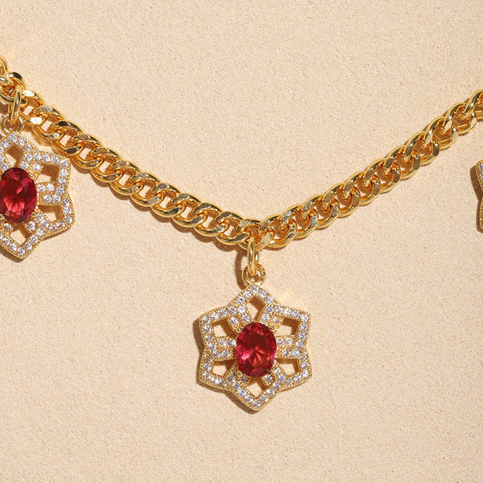 Mode-Schmuck Blume Form Schmuck Geschenk-Sets Luxus Hochzeit Schmuck-Set für Frauen