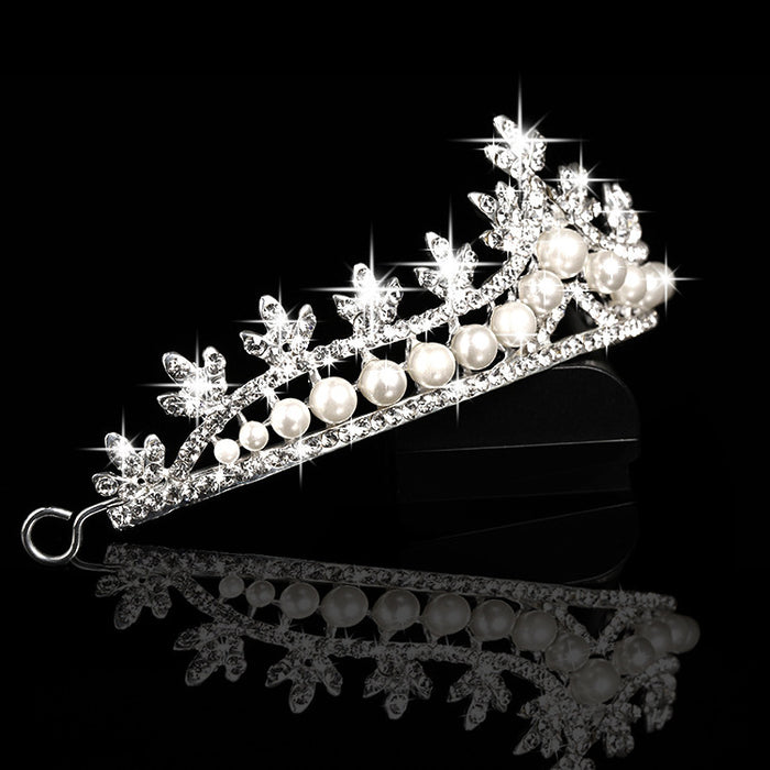 Braut Perlenkrone Schmuck Haarschmuck