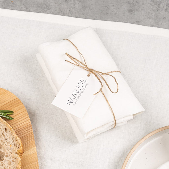 Hemp table runner | off white