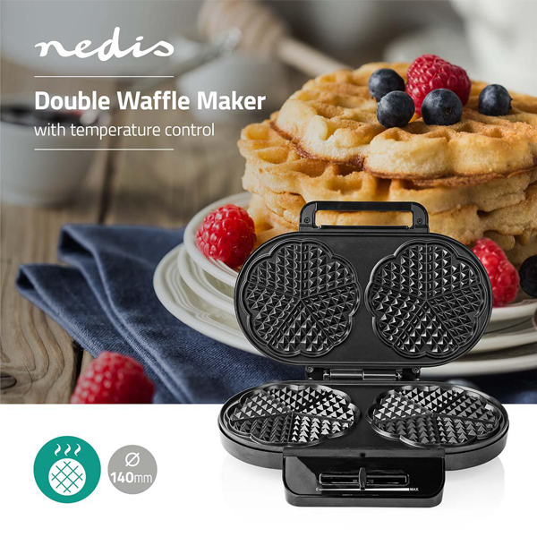 Nedis herzförmiges Waffeleisen