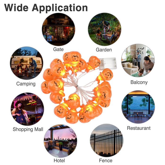 Home Decor LED Pumpkin Fairy Lights Halloween Fairy Lights