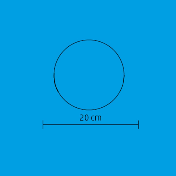 LED-Kugel Dekoration - 20 cm