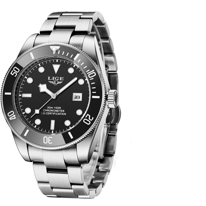Edelstahl Quarz-Uhrenarmband für Männer