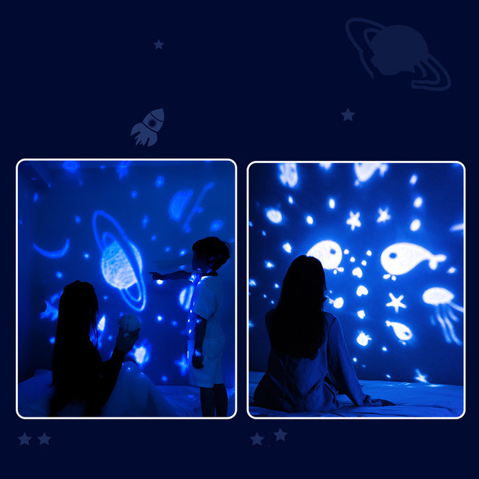 Galaxy Star Projektor Sternenhimmel Nachtlicht Astronaut Lampe Zimmer Decr Geschenk Kind Kinder Baby Weihnachten Spaceman Projektion