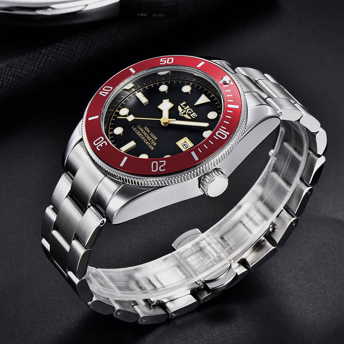 Edelstahl Quarz-Uhrenarmband für Männer
