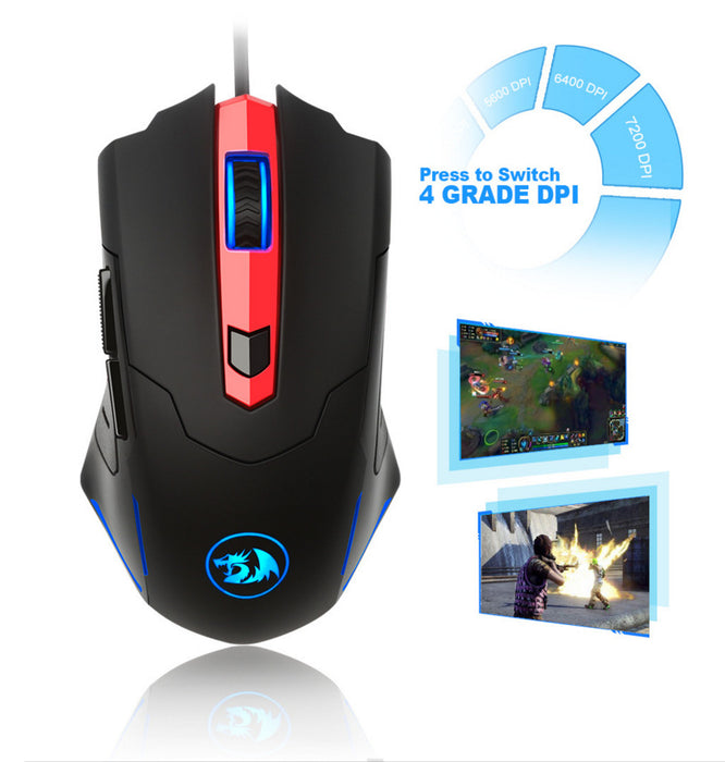 M705USB Kabelgebundene Gaming-Maus für Desktop- und Laptop-Computer