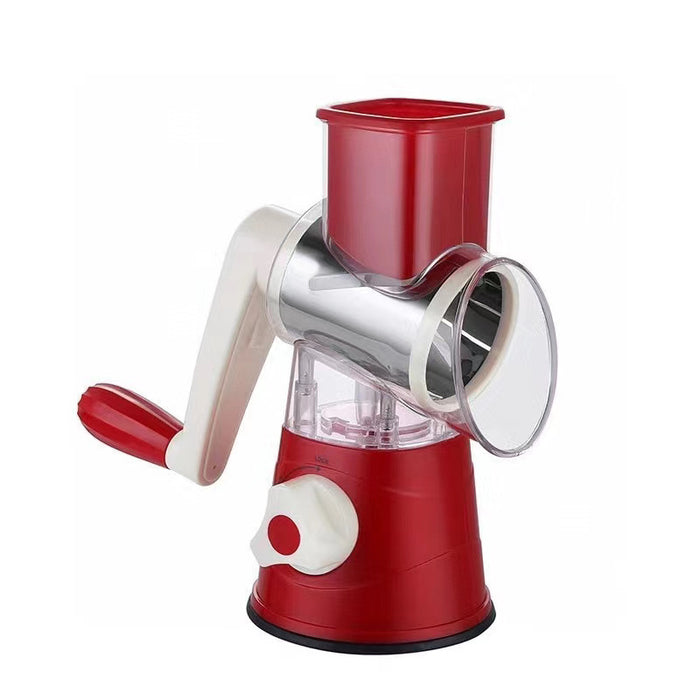 Kitchen Roll Vegetable Cutter Vertical Vegetable Cutter Rotary Grater Cutting Machine for Fruits, Vegetables and Nuts